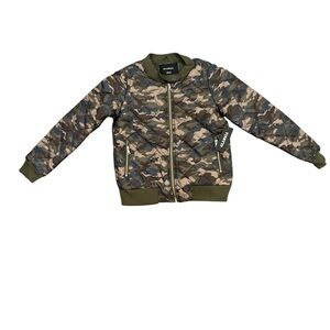 Camouflage  Bomber Puffer Jacket